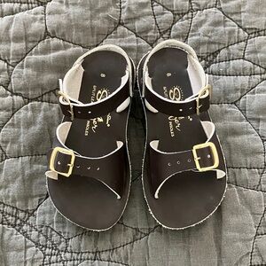 Sun San Surfer Classic Brown Kids Sandals with Buckle Straps size 8